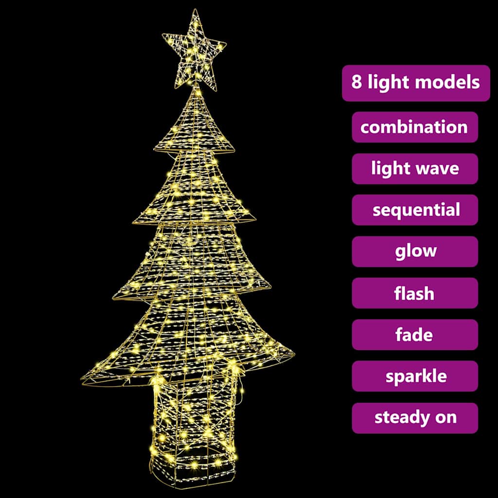 Christmas Tree with 240 LEDs Warm white 180 cm PET